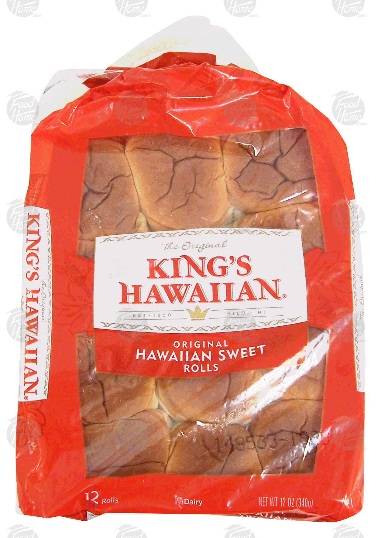 King's Hawaiian  original hawaiian sweet rolls, 12 ct Full-Size Picture